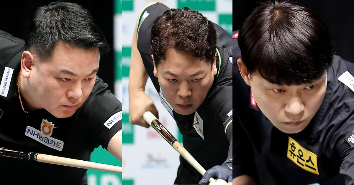 ‘韓3강’ 조재호 최성원 강동궁, PBA 월드챔프십 16강 좌절