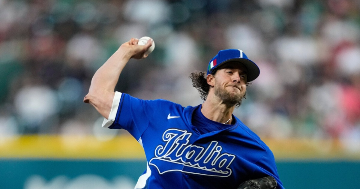 WBC 멕시코전 이탈리아 선발 애런 놀라 투구 장면