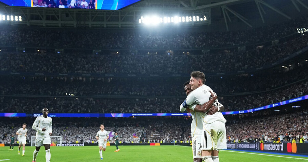 "2차전 역전 가능성 크지 않다" 맨시티 완패 인정…발베르데 '전반 해트트릭' 레알, 맨시티에 3-0 완승