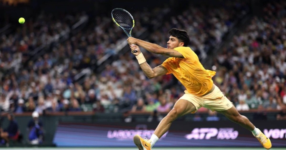 알카라스, 통산 승률에서 페더러를 뛰어넘다. 인디언 웰스 4강 진출