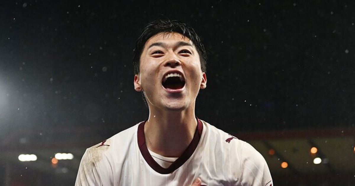 "최근 골 없었는데 마침내 성공"… 노팅엄 격파 헤더골 터뜨린 조규성, "오늘밤 즐기고 내일부터 다시 시작"
