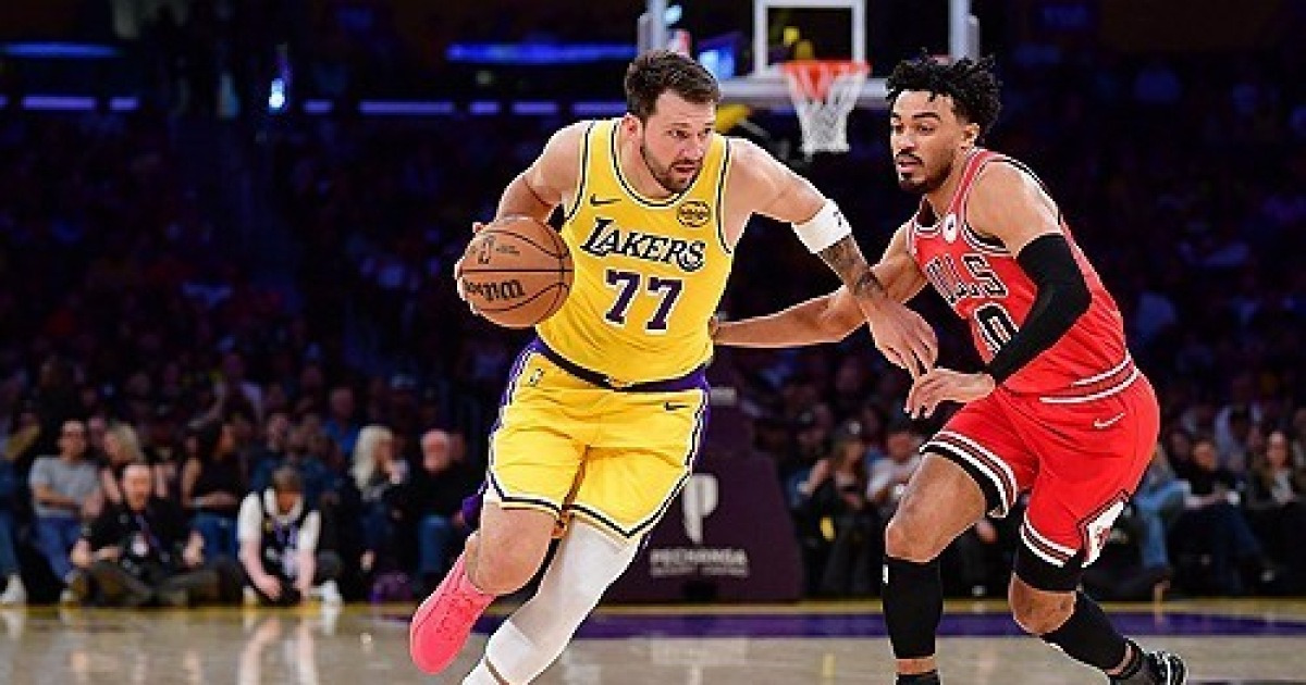 이것이 에이스의 품격! 돈치치, 시카고전에서 3점슛 9개 + 51점 원맨쇼···LAL은 4연승 신바람