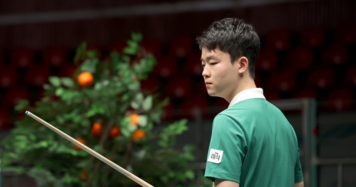 'PBA 신성' 김영원, 체네트 꺾고 월드챔피언십 8강 진출