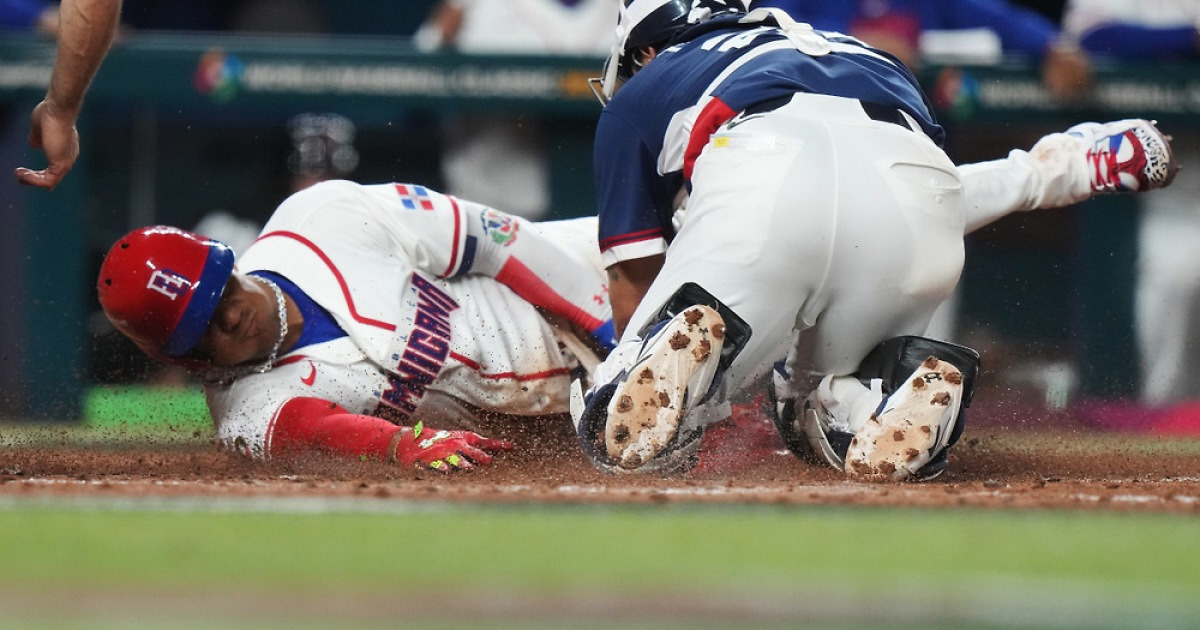 박동원 치명적 고질, WBC에서도 폭탄됐다...소토 스위밍 슬라이딩에, 속수무책 당했다