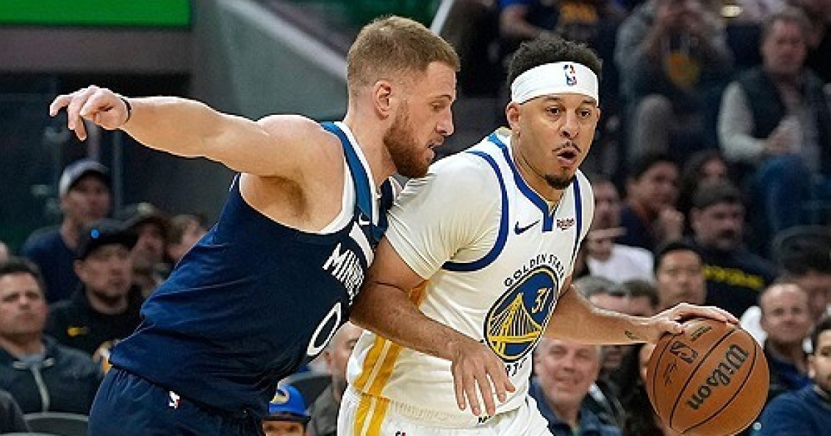 '언제 이길래?' 골든스테이트, 미네소타에 졸전 끝 패배... 4연패 수렁