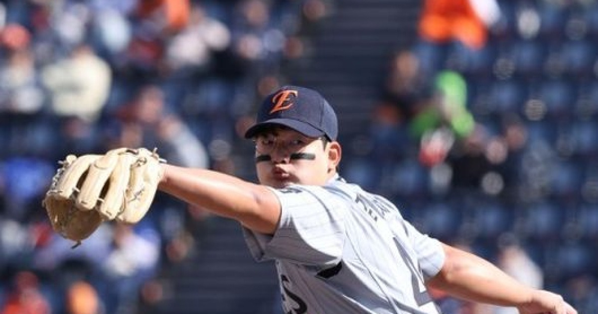 '3분 만에 이닝 삭제' 던지는 사람도 숨찼다…1점 차 완벽 세이브, 김서현 "생각할 시간 안 주려고" [오!쎈 대전]