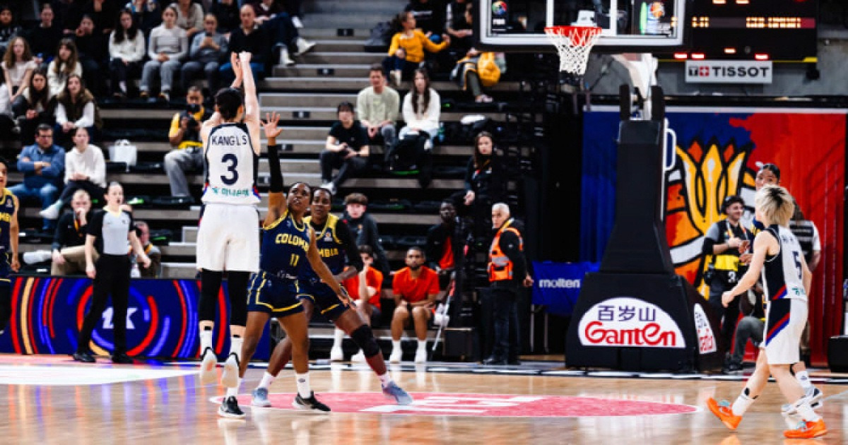 파죽 2연승 한국. 콜롬비아마저 30점 차 대파. 17연속 월드컵 본선 진출, 필리핀 이기면 확정