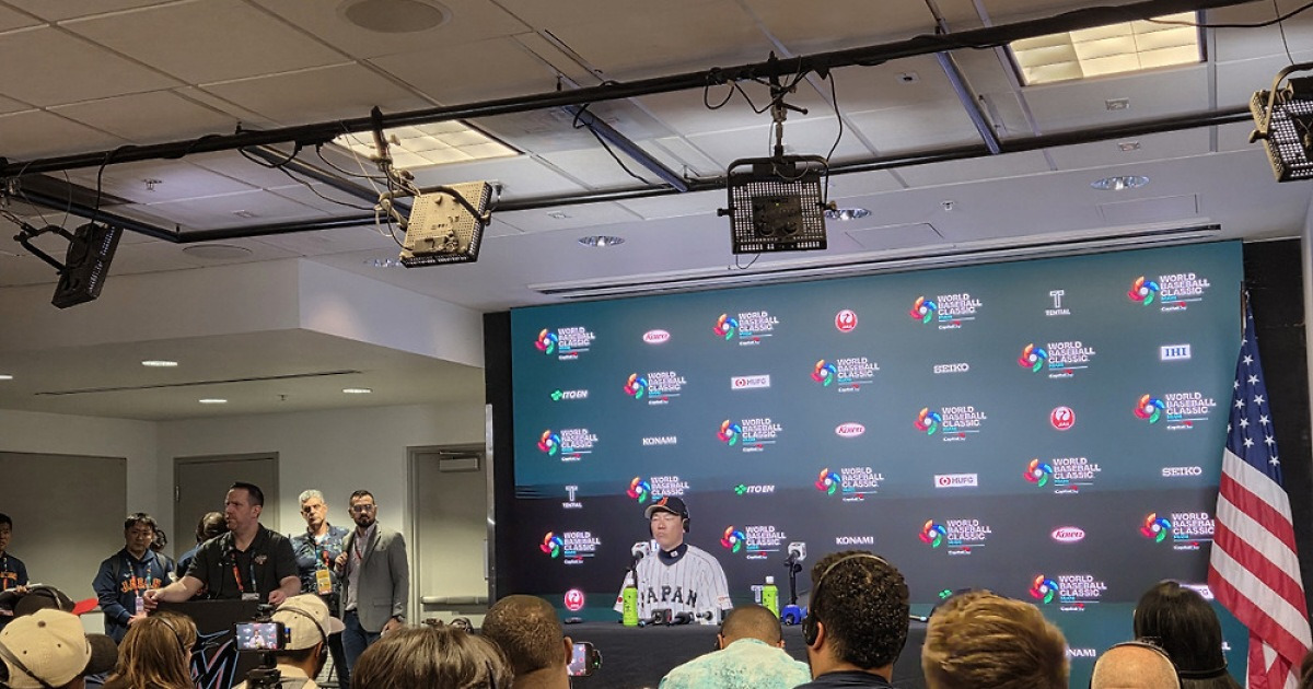 안쓰러운 日감독, '두 번 죽인' 굴욕적 기자회견 → "혹시 이길 줄 알았나요? 오타니 투수로 올렸으면 막았을까요?" [마이애미 현장]