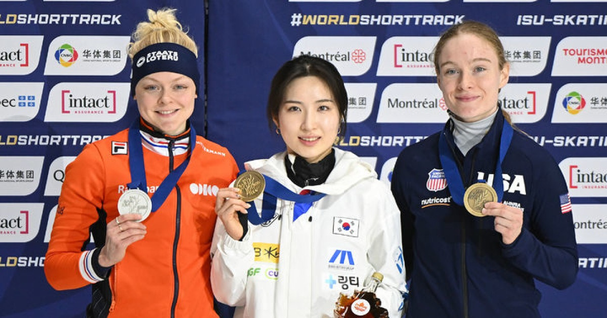 쇼트트랙 김길리, 세계선수권 여자 1500m 압도적 우승…대회 2관왕