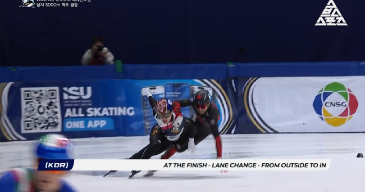 "한국 金 강탈당했다", "심판 매수네" 이게 왜 실격이야? 캐나다 '편파' 논란...男 5000m 계주, 역전 우승 날아갔다