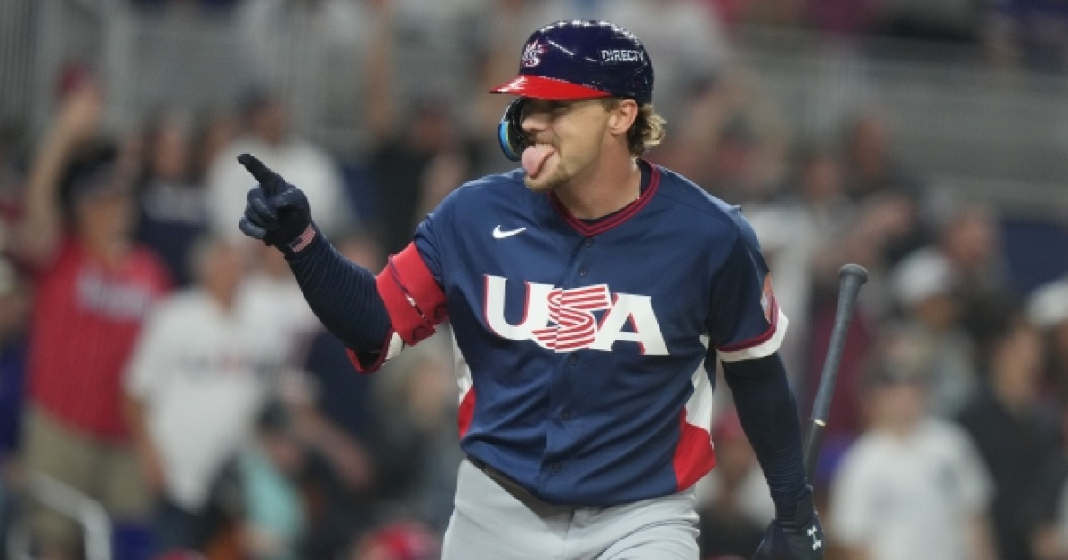 홈런 두 방이면 충분했다… 미국, WBC 3연속 결승행
