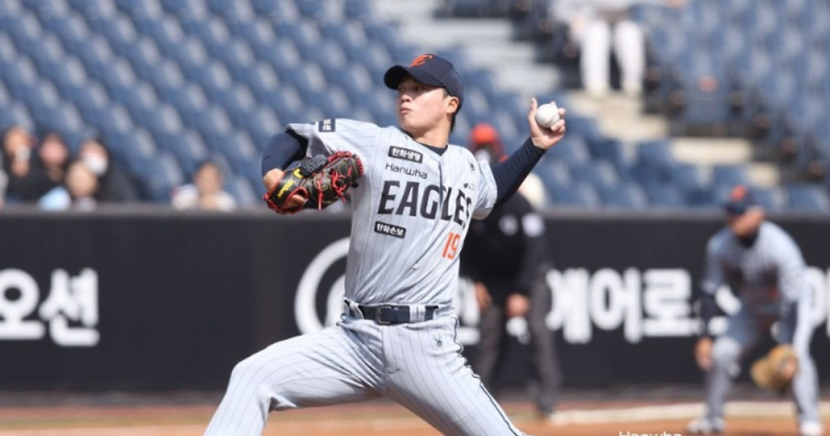 한화 '고작 1.5억'에 5선발 찾았나…'KKKKKK' 대만 특급 좌완, 4⅓이닝 3피안타 무실점 쾌투 [대전 라이브]