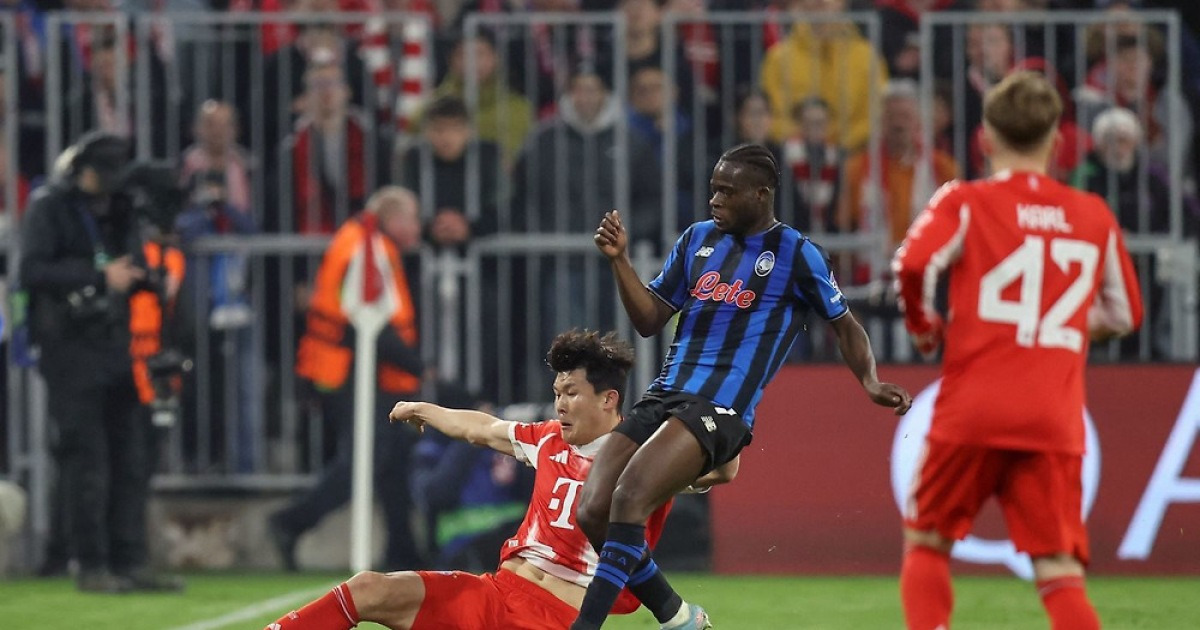 '김민재 풀타임' 뮌헨, 아탈란타에 합산 10-2 대승…UCL 8강 진출