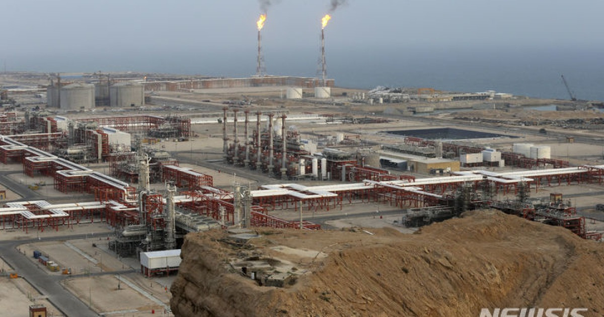 이스라엘-이란 사우스파르스 공습 보도 이미지