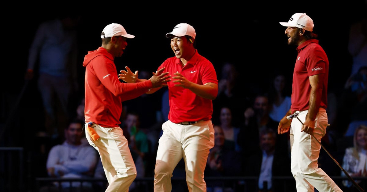 김주형, TGL선 ‘물 만난 고기’