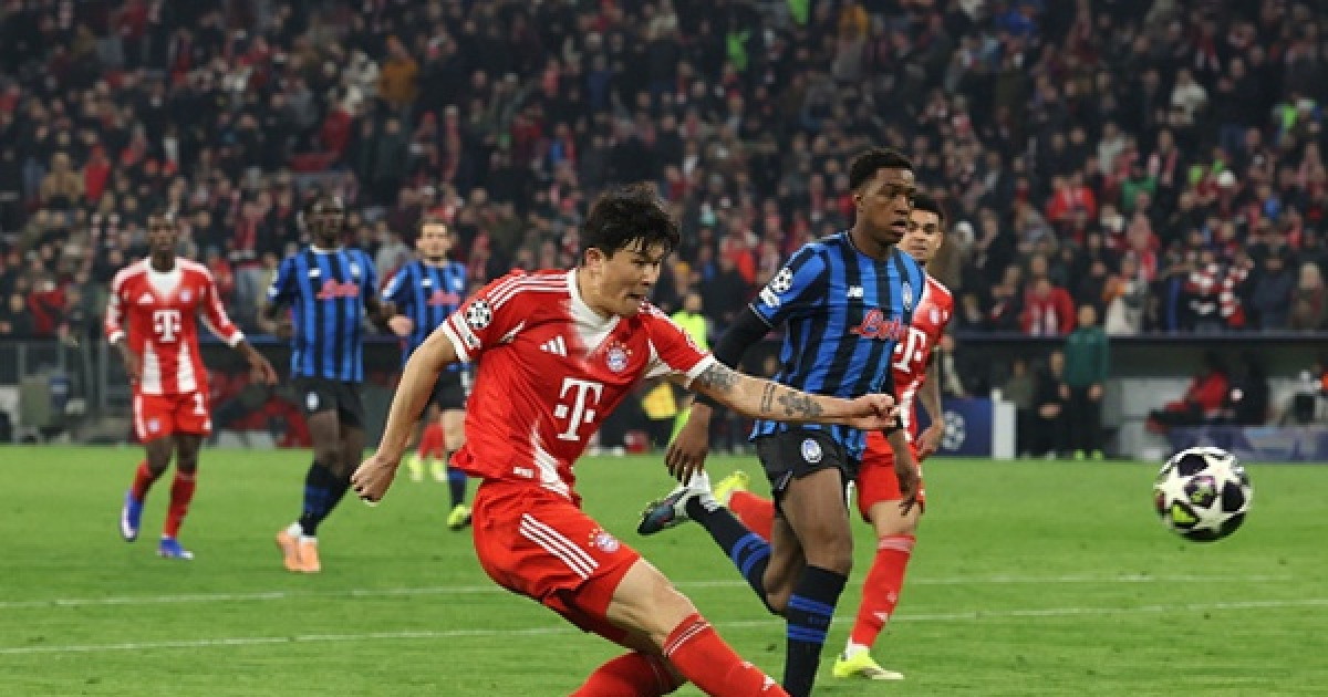 '김민재 풀타임' 뮌헨, 아탈란타에 4-1 대승…UCL 8강 진출