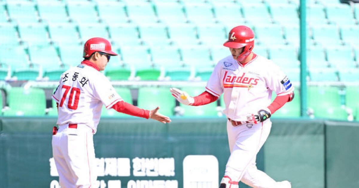 '홈런 홈런 그리고 또 홈런' 2경기 3방 무서운 고명준, 시범경기 홈런 공동 1위다 [오!쎈 인천]