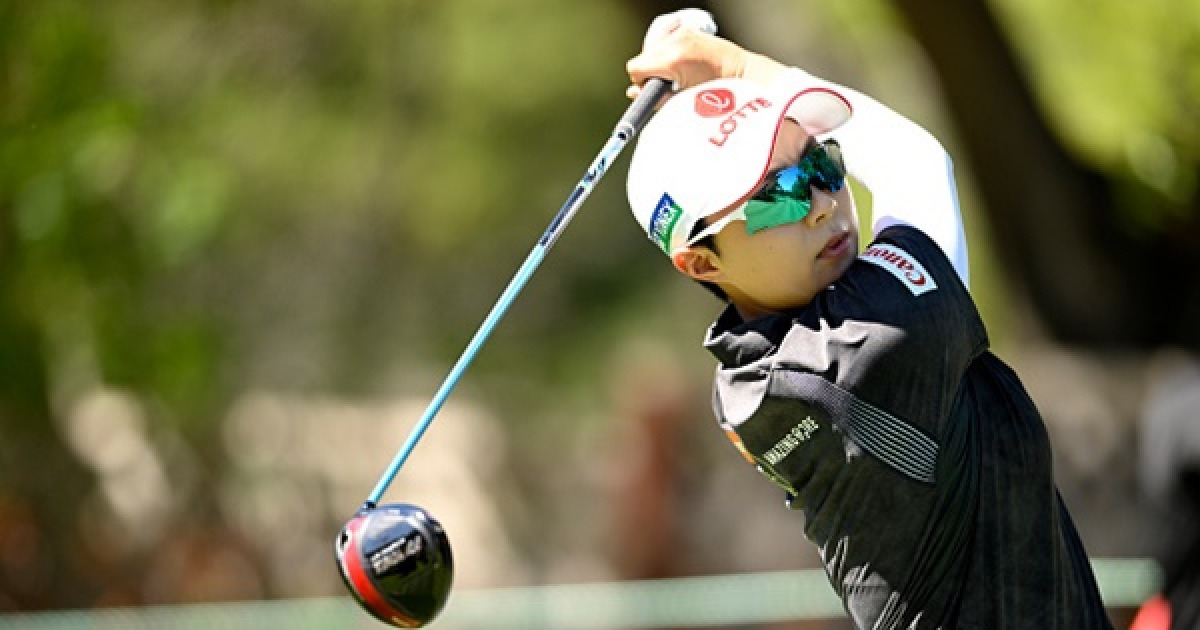 '9언더파' 김효주, LPGA 투어 포티넷 파운더스컵 첫날 단독 선두