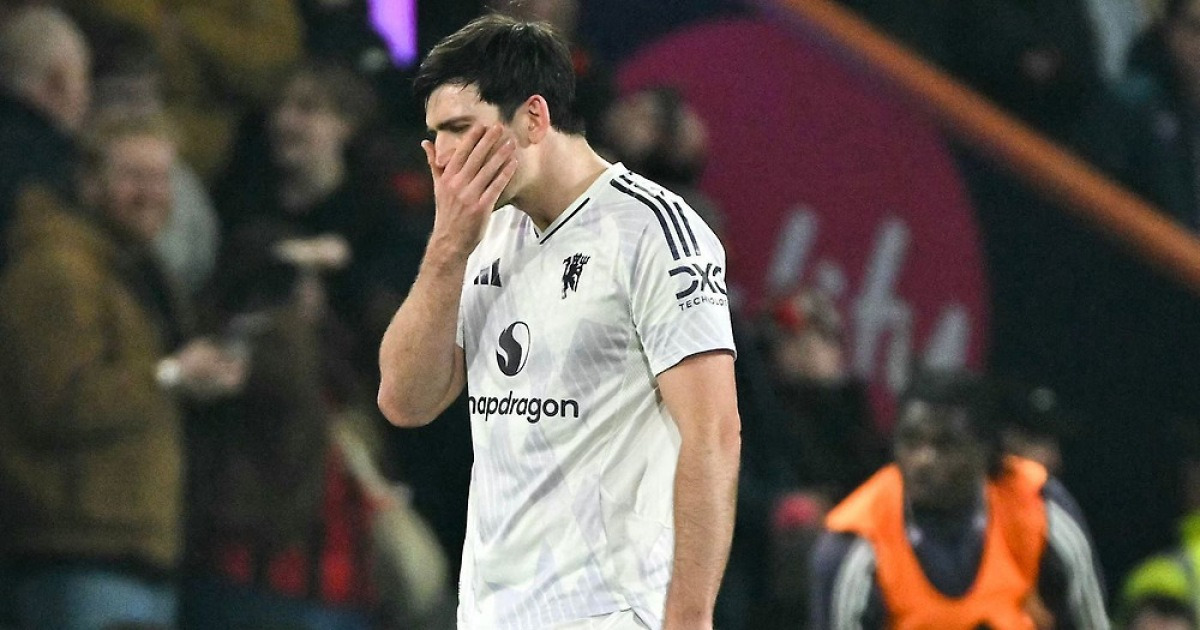 '매과이어 퇴장' 맨유, 본머스와 2-2 무승부…3위 유지