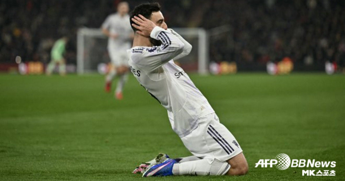 매과이어 퇴장→페널티킥 동점골 헌납... 맨유, 본머스 원정 2-2 무승부···3위 유지, 4위 빌라와 승점 4점 차