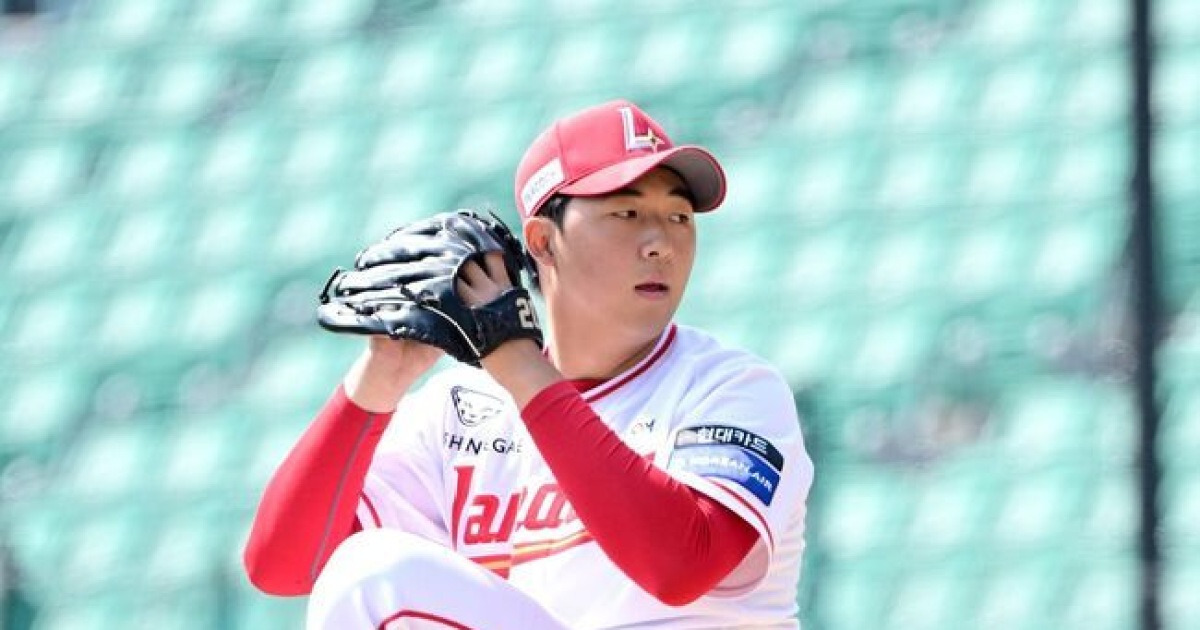 왜 강백호 느낌이 난다 했을까…1라운드 신인투수, 우승팀 LG를 3이닝 무실점 능력 보여주다