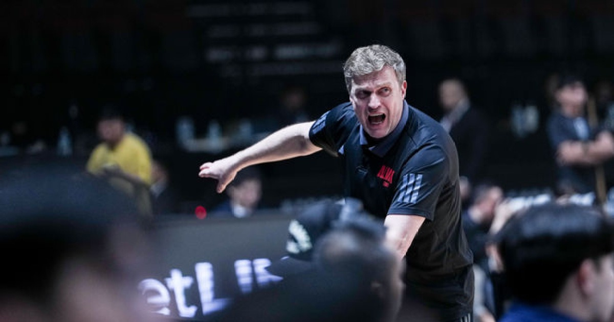 '노마크 놓쳤다' 알바크 도쿄, 막판 역전 허용...아도마이티스 "아쉬운 실수"