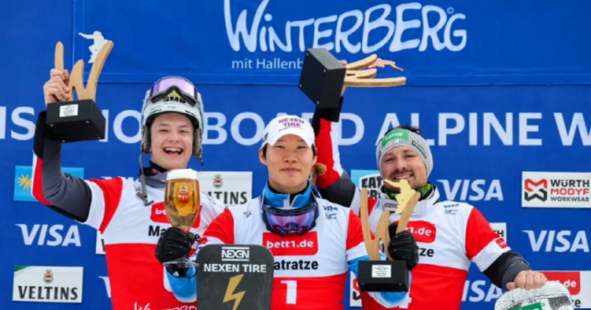 이상호, 스노보드 월드컵 시즌 최종전 우승