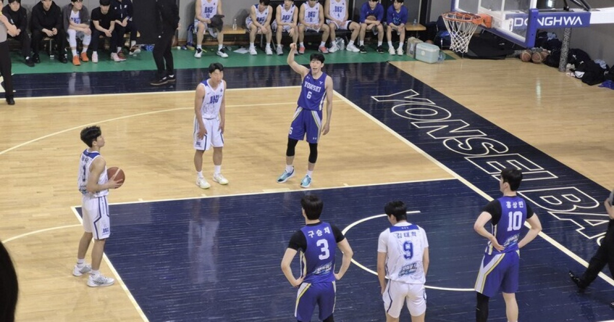 ‘이주영 26점’ 연세대, 107점 폭격하며 단국대에 완승