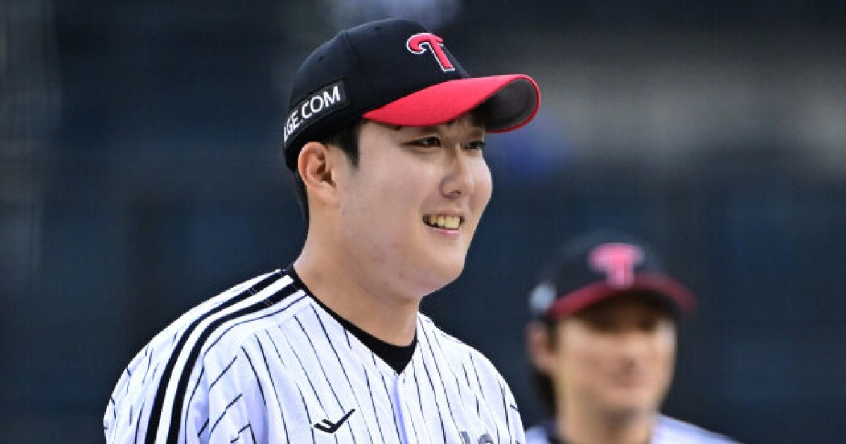 '드디어' 손주영 첫 실전 출격→40구 예고... 박동원 4번 DH-신민재 제외, LG 선발 라인업 [MD잠실]