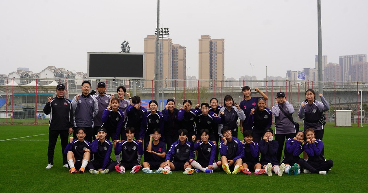 AWCL 8강 앞둔 수원FC위민, 우한 입성…"경쟁력 보여줄 것"