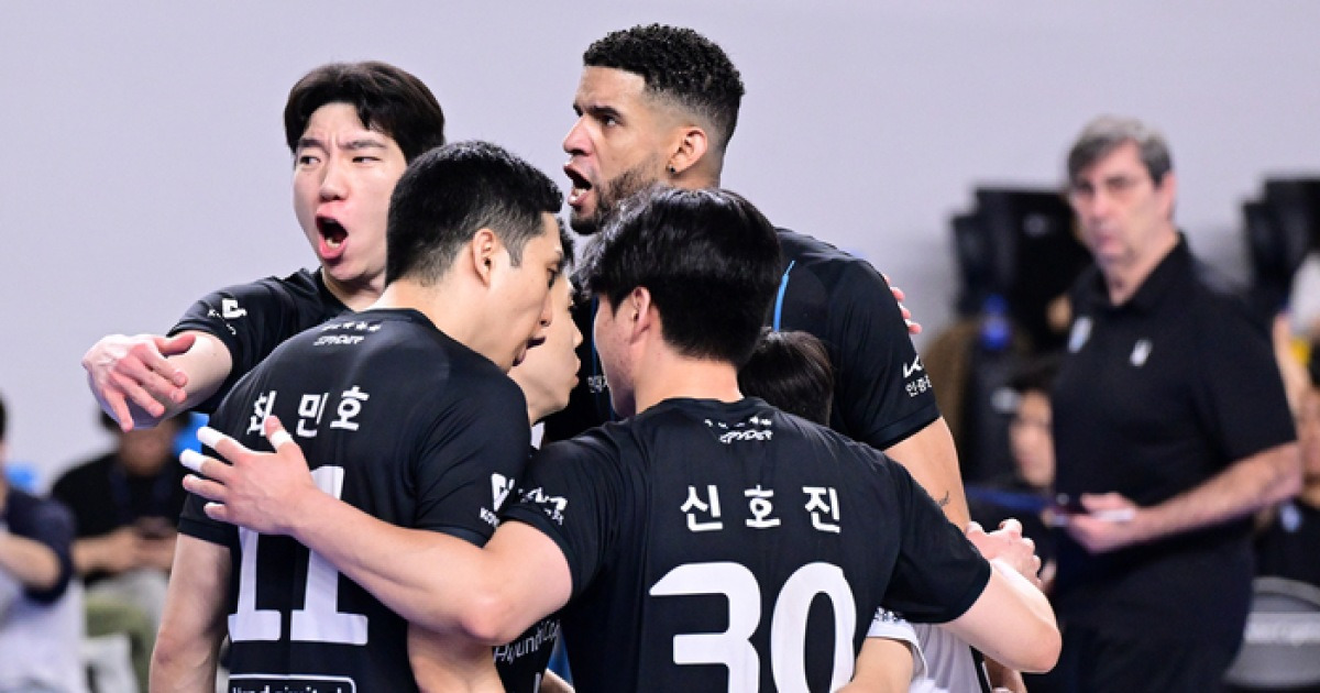 ‘27득점’ 허수봉이 끝냈다…우리카드 ‘기세’ 잠재운 현대캐피탈, PO 1차전 승리로 ‘85% 확률’ 잡았다