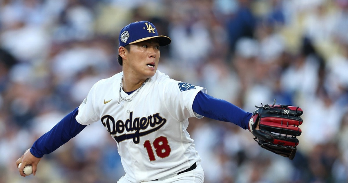 ‘211이닝→WBC 후유증 없었다’ 야마모토 QS 역투 ‘LAD 3연패 힘찬 출발’