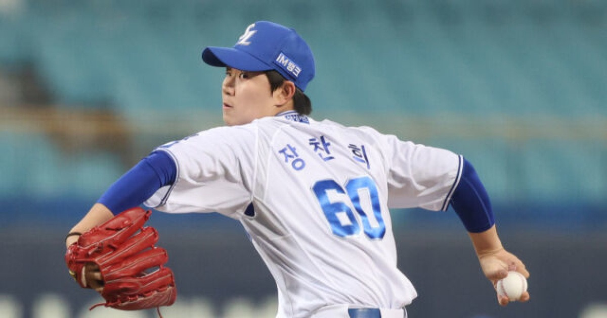 2025년은 배찬승, 2026년은 이 투수? 'ERA 7.94'인데 신인 유일 개막 엔트리 들었다, 사령탑은 무엇을 봤나