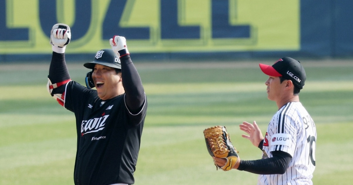 "김현수! 김현수!" 야유 아닌 환호에 부담 떨친 이적생, 또 한 번 KBO 역사에 남다 [잠실 현장]
