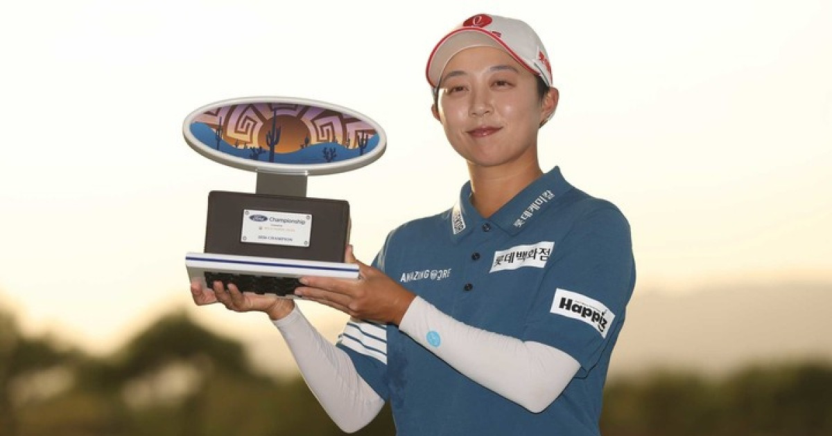 "2주 연속 우승이라니, 이런 날이 오네요"..또 넬리 코르다 꺾었다, 김효주 시대가 다시 열렸다