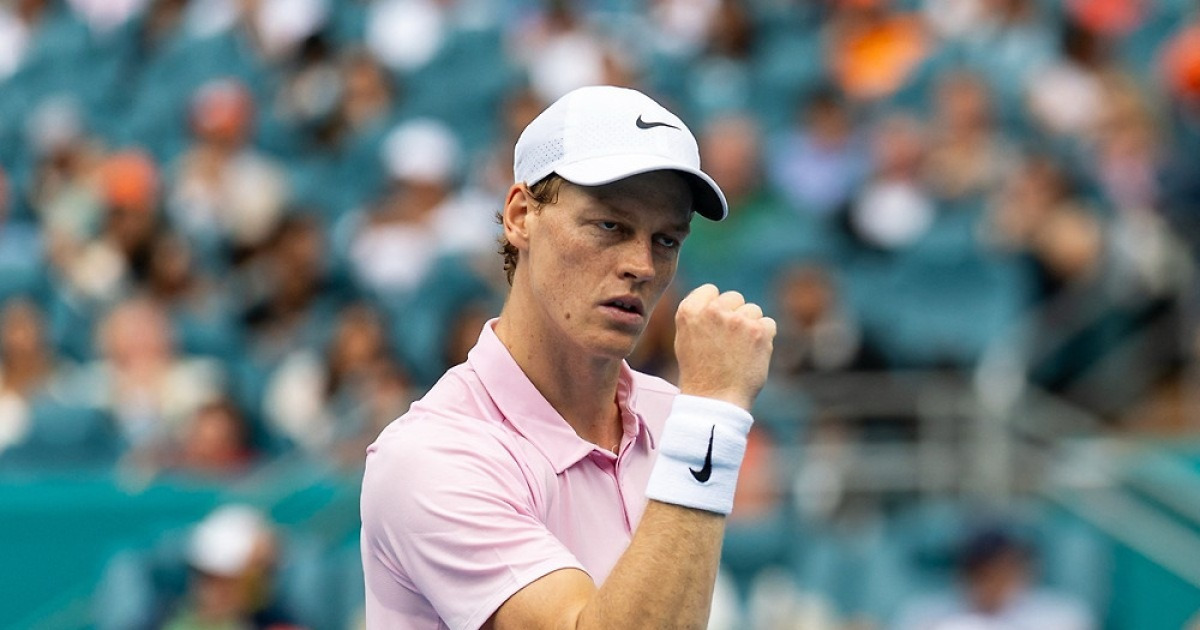 신네르, 마이애미오픈 테니스 우승…'선샤인 더블' 달성