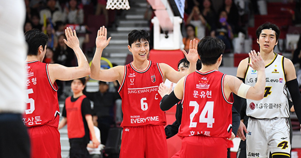 “0.01% 희망이 만든 드라마” 정관장 유도훈의 묵직한 한 방…LG 매직넘버 지웠다