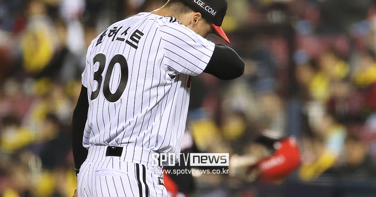LG가 이길 수 없는 경기를 한다… 외국인 선발 합계 4이닝 13실점, 챔피언 조기 위기 봉착?