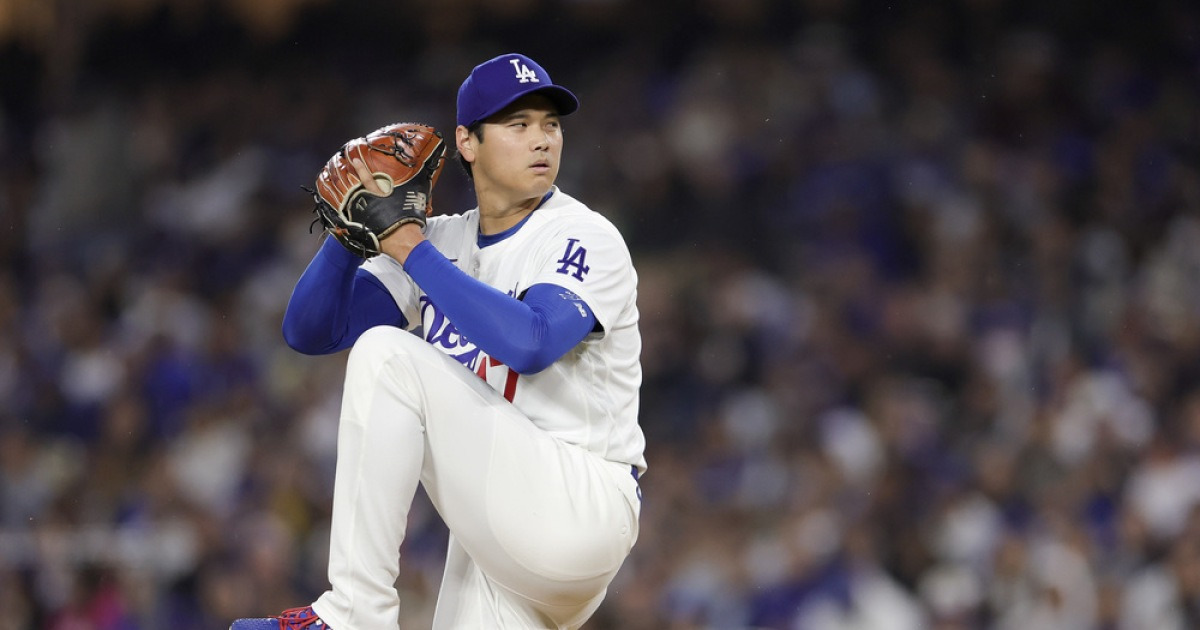 ‘시속 99.2마일’ 오타니, 시즌 첫 등판서 6이닝 무실점 승리..타석서도 3출루 맹활약