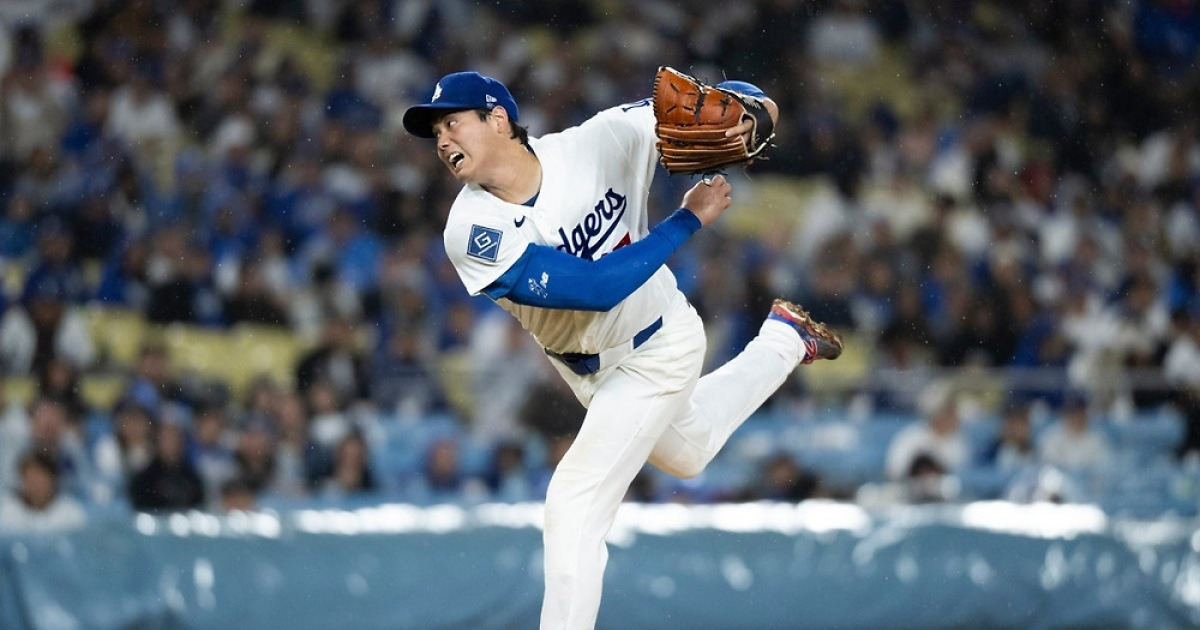 MLB 다저스 오타니, 시즌 첫 선발 등판서 6이닝 무실점 승리투수