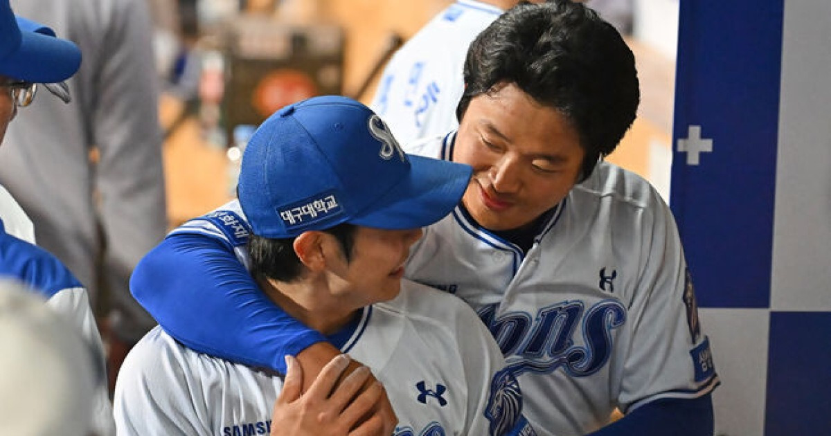 “수비 덕에 5이닝 버텼다” 양창섭, 1449일 만의 선발승 감격…2500승 이어 3000승 경기 승리 투수까지 [오!쎈 대구]