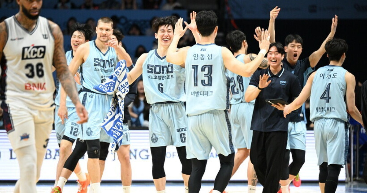 소노-KCC-KT 세 팀 동률이면 KT 5위 KCC 6위 소노 7위