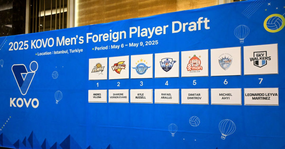 '뉴페이스 or 경력자'…2026 KOVO 외국인 트라이아웃·드래프트 실시