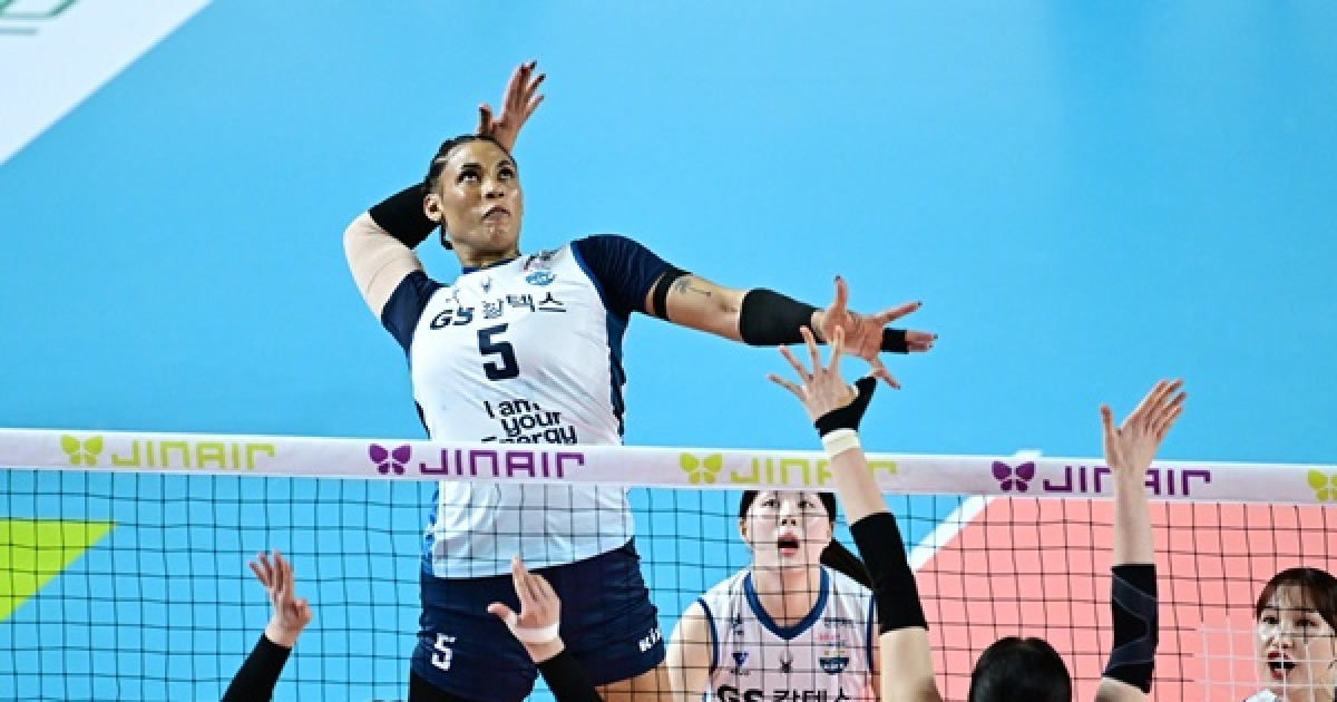 '실바 35점 폭발' GS칼텍스, 풀세트 끝에 챔프전 2연승…우승까지 단 1승 남았다