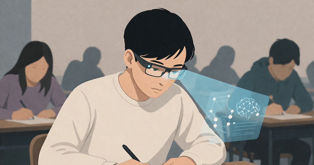 “AI 안경 쓰면 상위 5%”…‘컨닝 안경’에 무너진 中 대학가