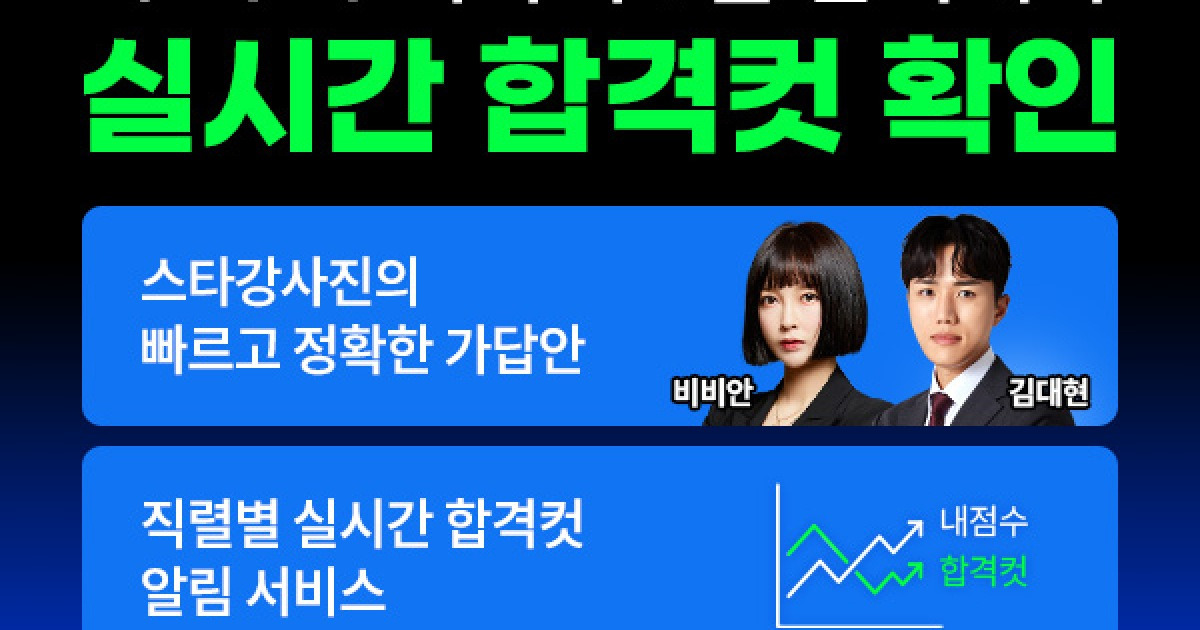 국가직 9급 합격컷 실시간 집계 관련 이미지