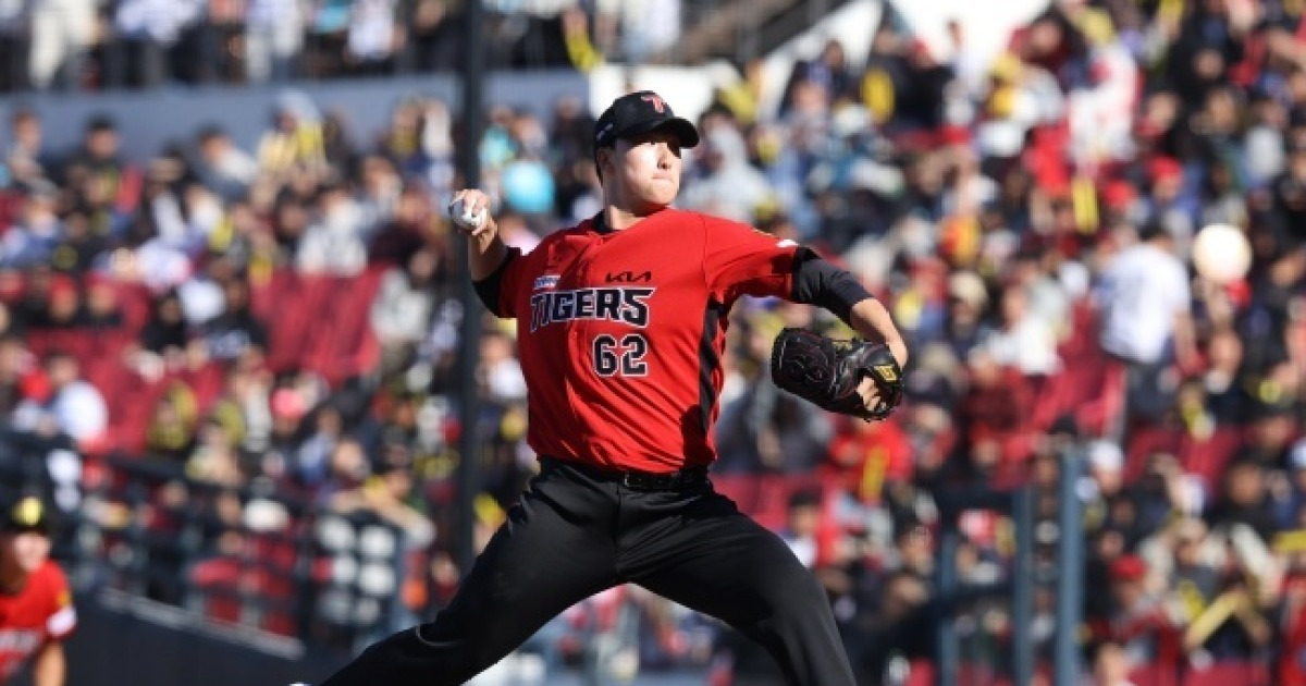 146km 던져도 헛스윙,  투지 넘친 ALL 직구...개막전 블론 씻어낸 첫 세이브 정해영 "구위 믿고 맞붙었다" [오!쎈 광주]