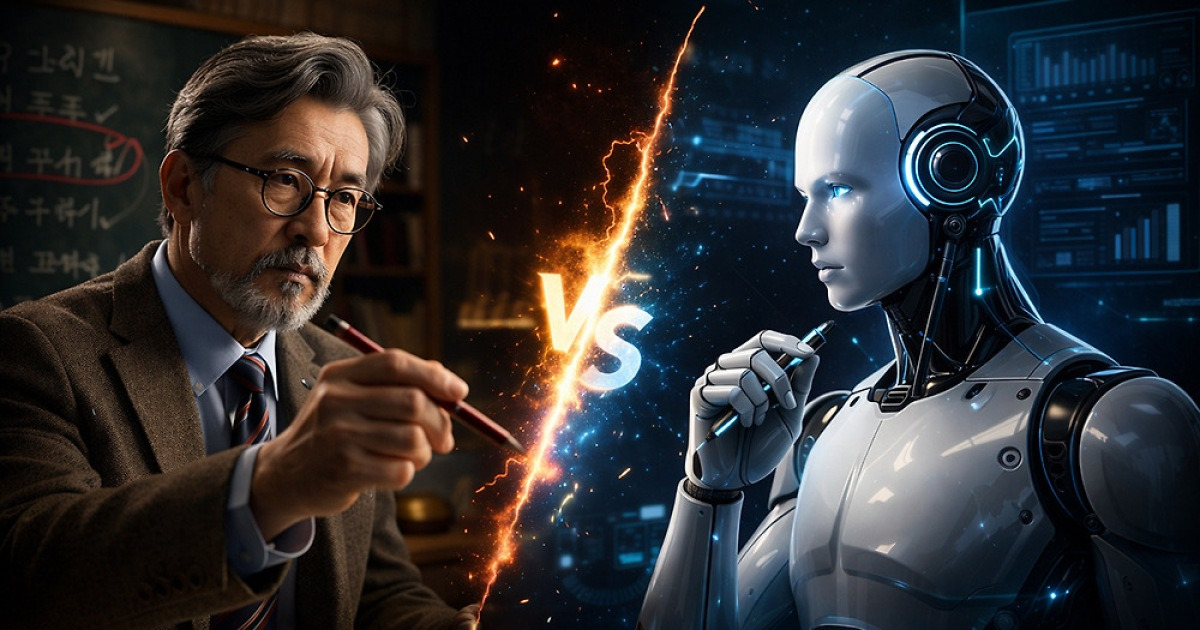 ‘교수 vs AI’ 첨삭 대결… 인간적인 글에 끌렸다