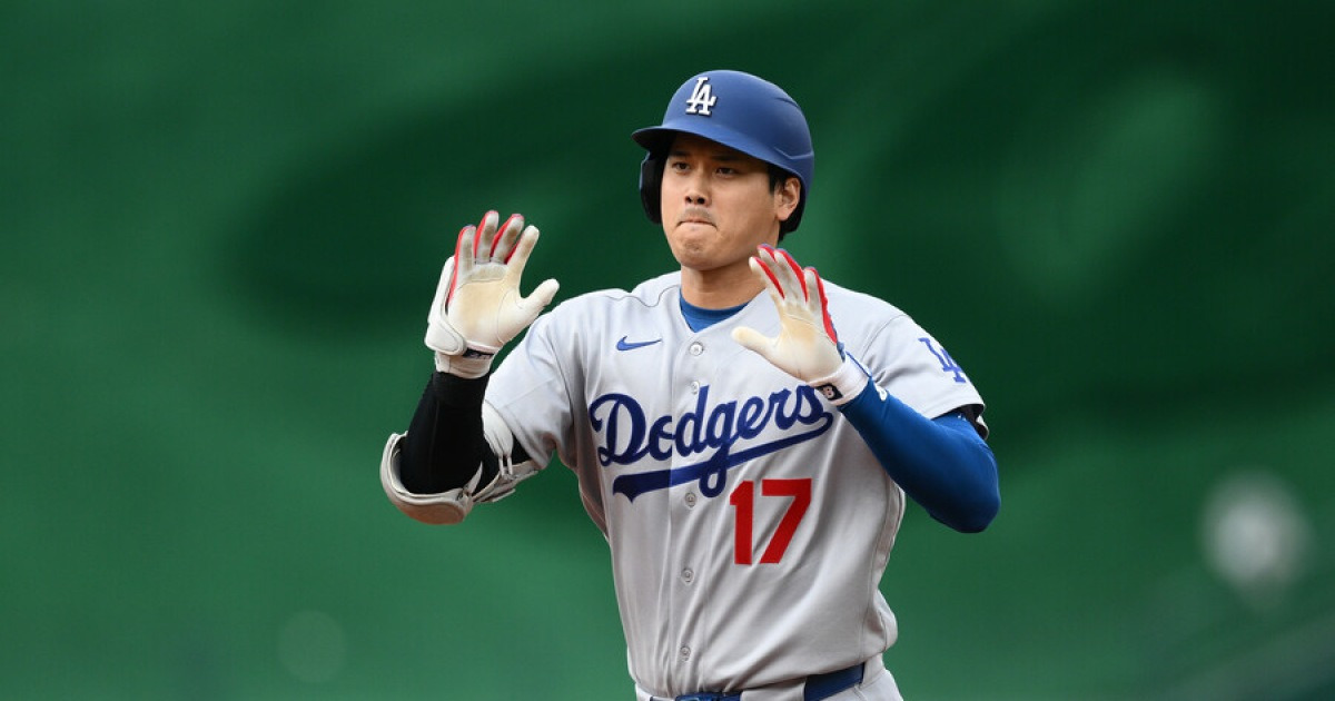 '웰컴 김혜성' 다저스 워싱턴에 8-6 역전승…오타니 시즌 2호 홈런 폭발