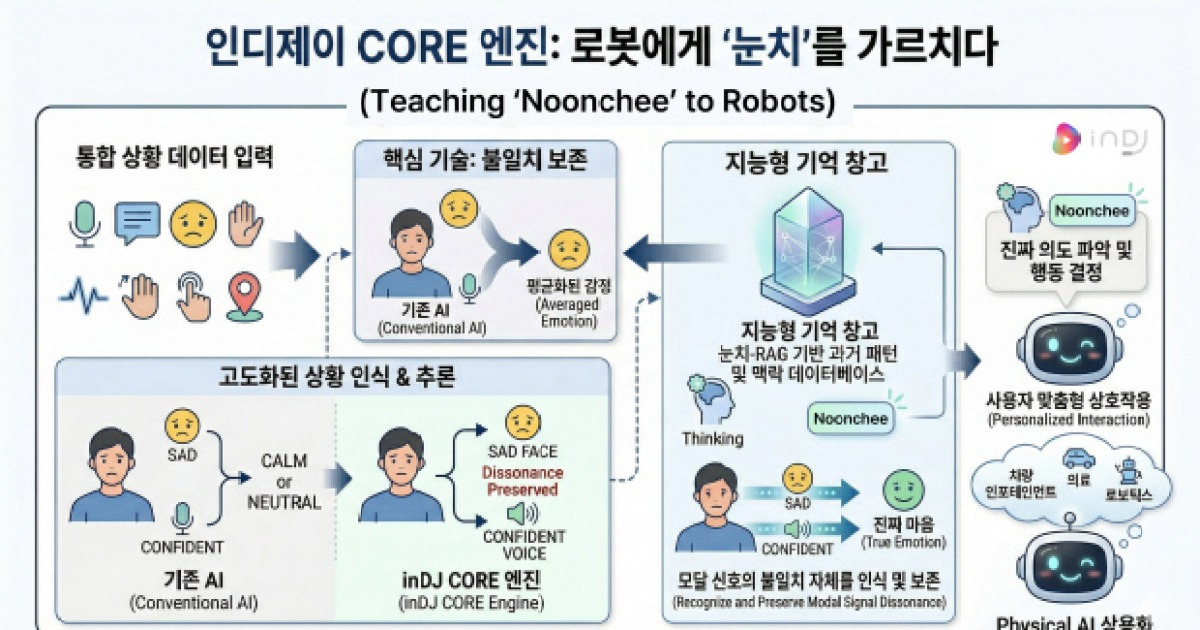 인디제이, ‘피지컬 AI’ 감성지능 엔진 설계